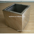 Audemar 1.2mm Thick Decorative Planter Metal Flower Pot With Mirror Finishing